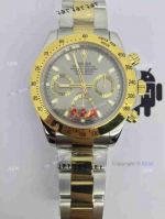 Swiss Grade AAA Replica Rolex Daytona Valjoux 7750 Watch 2-Tone Gray Dial